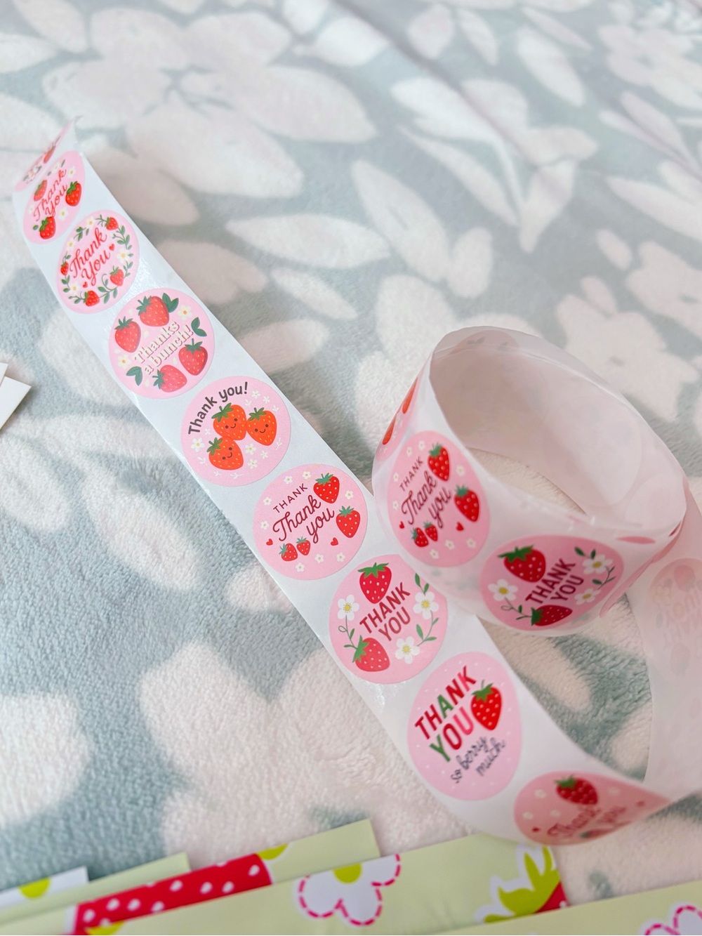 75 Piece Pink Strawberry Shipping Supply Bundle 🍓🎀 - Picture 4 of 6